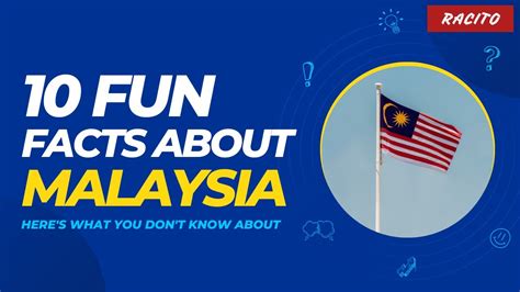 10 Fun Facts Malaysia Youtube