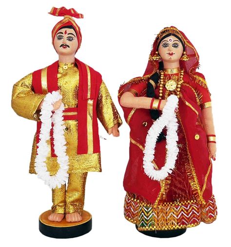 Marwari Bridal Doll Cloth Indian Wedding Couple Wedding Couples Indian Dolls Golu Doll