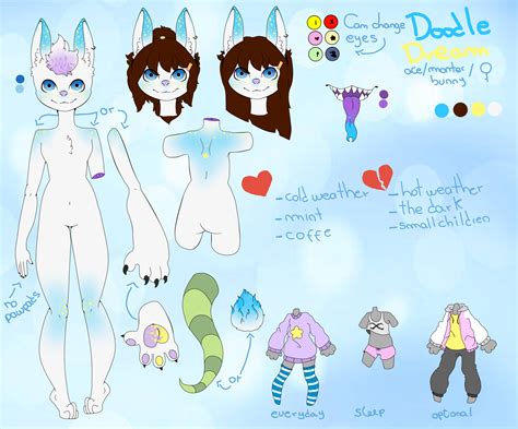 Try to avoid a plain fursona, there might be a fursona that already looks like yours! Fursona ref sheet — Weasyl