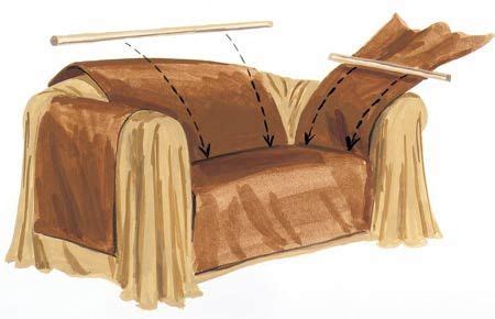 Diy sofa slip cover easy tutorial pt 1. Home-Dzine - How to make a sofa or couch slipcover without ...