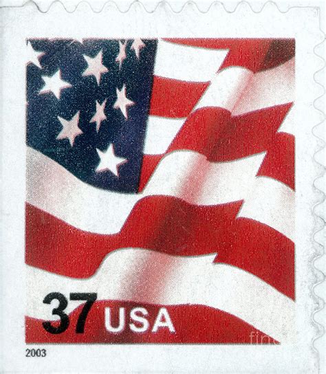 Us Postage Stamp 2003 Photograph By Granger