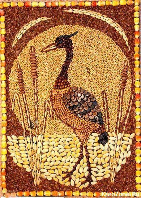 Figueroa, que 3270 personas siguen en pinterest. картины из зерен | Proyectos de arte, Manualidades con ...