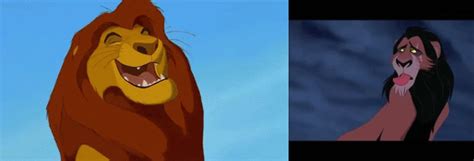 Mufasa Laughing At Scar Messing Up His Line By Lucariothenascarnerd On