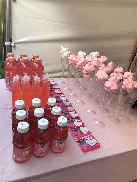 Drinking Table | 21st birthday drinks, 21st birthday decorations