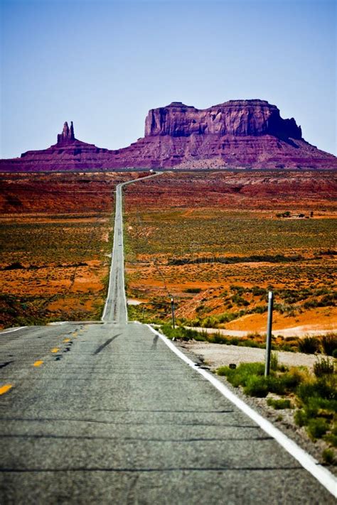 Highway Through Arizona S Monument Valley Stock Image Image Of Native