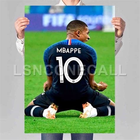 Kylian mbappe and paul pogba lead an immensely talented french team that will face off against croatia with everything on the line. Kylian Mbappe France World Cup 2018 Poster Print Art Wall Decor