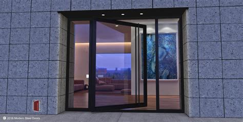 Custom Glass Pivot Front Doors Modern Glass Exterior Doors