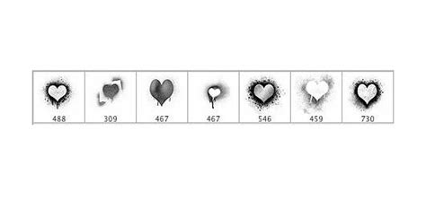 50 Free Photoshop Heart Brush Sets For Valentine Designs Jayce O Yesta
