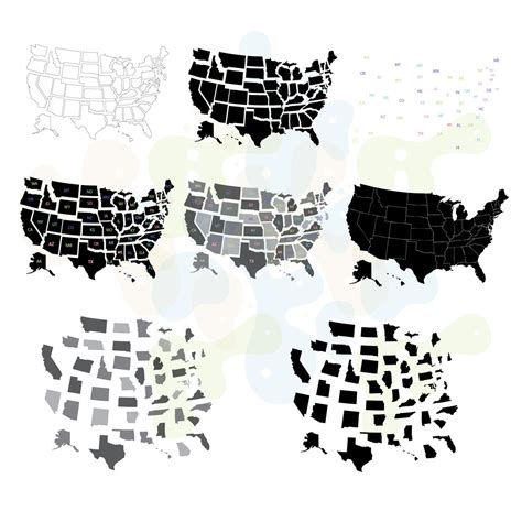 States Svg Usa Map Svg Usa Svg United States Svg America Map Svg