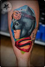 Fresh vs healed tattoo by katie james of marked one tattoo. Colour tattoos - Mania Tattoo - Blackpool