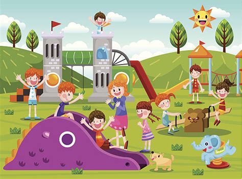 Royalty Free Playground Clip Art Vector Images And Illustrations Istock