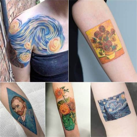 Painting Tattoo Ideas Tattoos For Art Lovers Inspired By Paintings