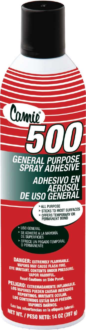 Camie 500 General Purpose Spray Adhesive Aerosols That Work