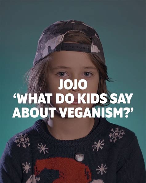 Jojo What Do Kids Say About Veganism 🐖🐑🐔🐄 Try To Be Vegan And