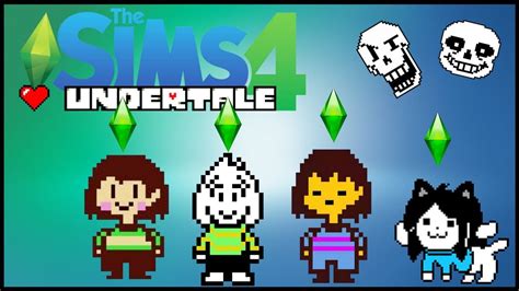 The Sims 4 Cas Undertale Chara Youtube Otosection