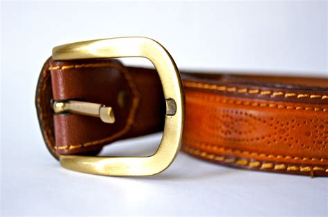 Free Images Hand Leather Metal Clothing Sew Brand Belt Brass