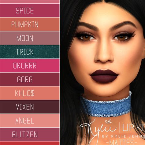 Kylie Lip Kit Ultimate Collection Part 2 Sims 4 Sims Sims 4 Cc Makeup