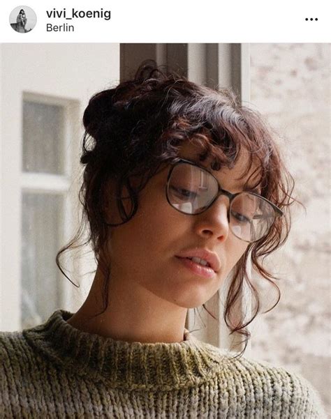 If you are ready, let's check the 20 best curly bangs haircuts and hairstyles for 2021. Curly bangs with glasses | Curly hair photos, Curly hair ...