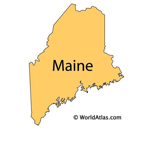 Maine Maps And Facts Weltatlas