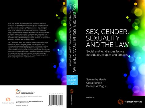 My New Book Sex Gender Sexuality And The Law Dr Samantha Hardy