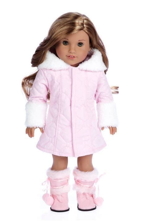 Cotton Candy 3 Piece Outfit Pink Parka With Hood Ivory