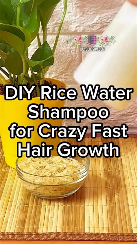 7 Benefits Of Rice Water For Hair Diy Rice Water Shampoo Artofit