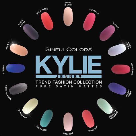 Kylie Jenner Sinful Colors Nail Collection Kylie Jenner Nails Teen