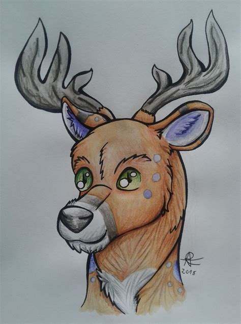 Artstation Deer Character Headshot 2018