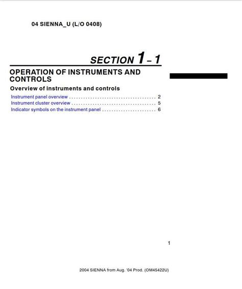 Below you will find free pdf files for select years of your toyota sienna automobile. Toyota Sienna 2004 Owner's Manual - Pdf Online Download ...
