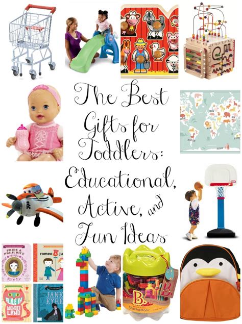 Maybe you would like to learn more about one of these? Gifts for Toddlers ~ Educational, Active, & Fun Ideas ...