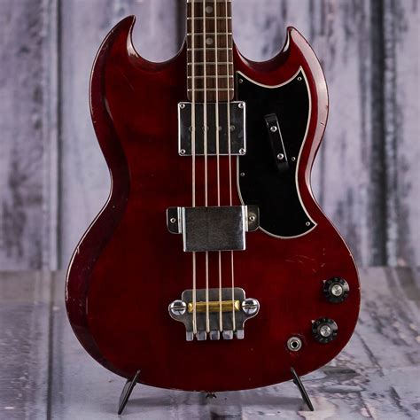 Vintage 1970 S Aria Eb 0 Style Electric Bass Cherry For Sale Replay Guitar