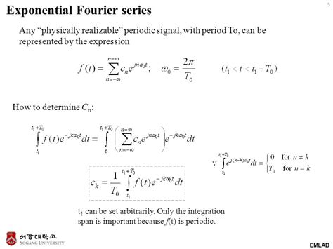 Fourier Series Formula Sheet