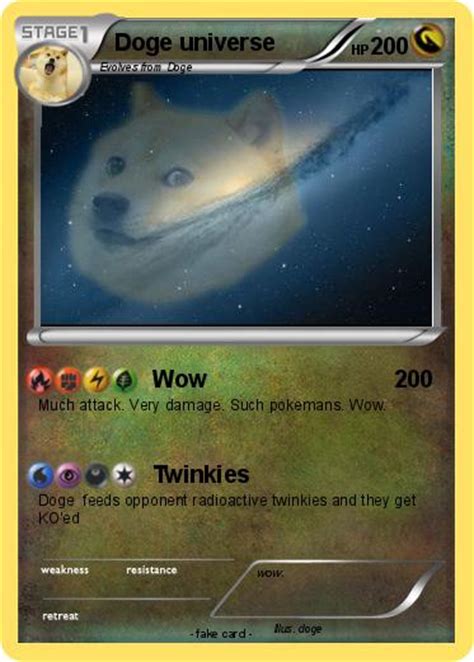 Pokémon Doge Universe Wow My Pokemon Card
