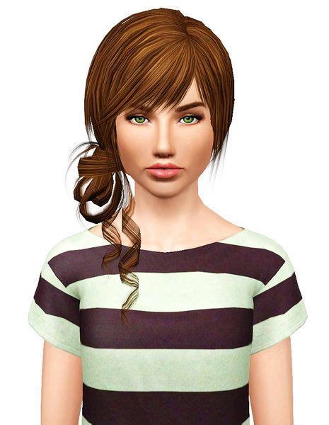 Xm 20 Hairstyle Retextured By Pocket Sims 3 Hairs Hairstyle Sims