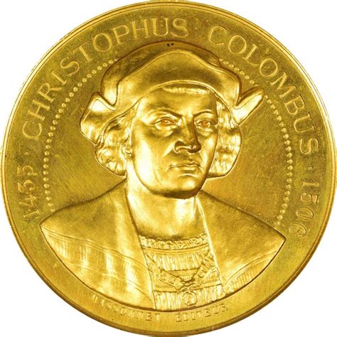 1892 1893 Christopher Columbus Worlds Columbian Exposition Medal