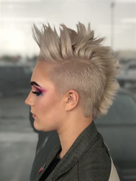 Pin by Jaki Stanley on Hair I like | Mohawk hairstyles, Hair color rose