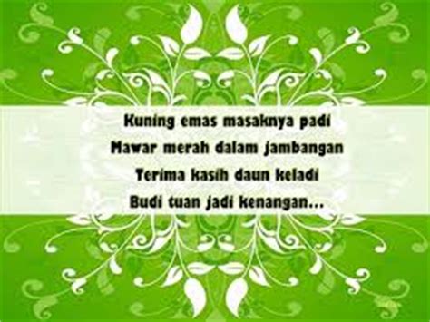 Mengucapkan terima kasih merupakan hal yang sangat penting dilakukan, untuk mengekspresikan rasa terima kasih kita kepada seseorang. Pantun - suluh ilmu