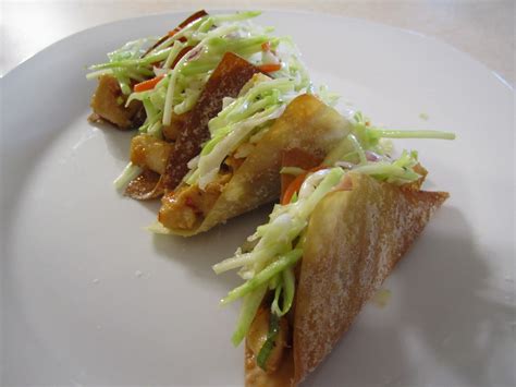 Specialty chicken & wonton house 農場雞莊. The Attic: Chicken Wonton Tacos