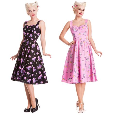 Hell Bunny Mystical 50s Pink Black Cupcake Rockabilly Vintage Party Prom Dress Ebay