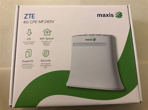 Zte 4g Cpe Mf283v Maxis Router Sim Card Computers And Tech Parts