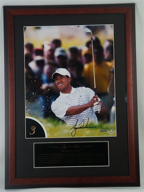 Lot Detail Tiger Woods Autographed Top 10 Shots 3 Limited Edition