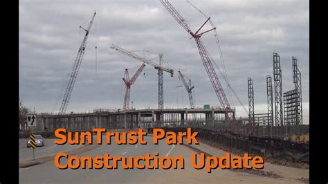 Vlog 11 Suntrust Park Stadiumthe Battery Atlanta Construction 2