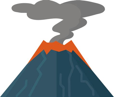 Volcano Clip Art Transparent
