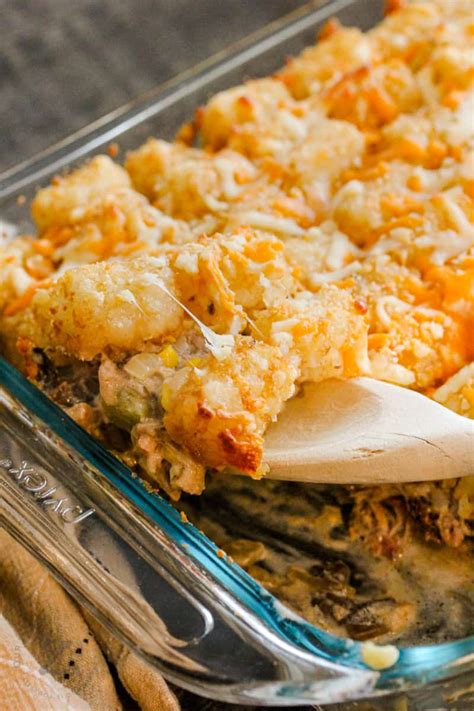 Leftover Pulled Pork Tater Tot Casserole Recipe Our Zesty Life
