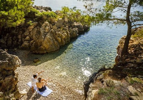 Entdecken Sie Die Schönsten Strände Der Insel Rab Immer Meer Kroatien