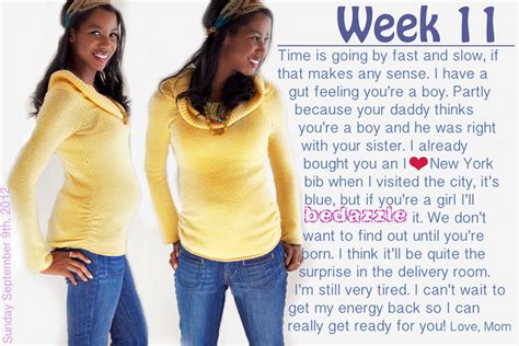 Baby Bump Pregnancy Week 11