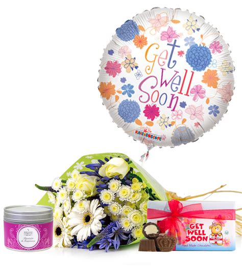 Get well flower arrangements can contain many different types of flowers, including lilies, tulips, roses, or gerberas. Get Well Soon » Get Well Soon Flowers £39.99 | FREE ...