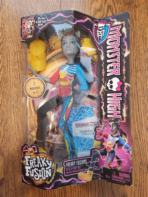 Original Monster High Freaky Fusion Neighthan Rot Doll NIB 2013 EBay