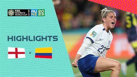 England V Colombia Quarter Finals Fifa Womens World Cup Australia And New Zealand 2023
