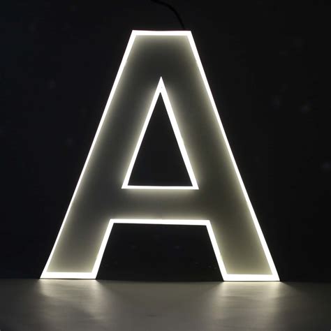 Quizzy Neon Style Letter A Light Letters Lighted Marquee Letters